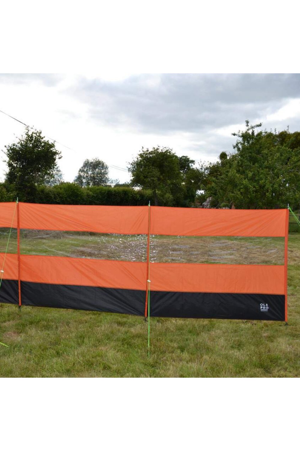 Compact Windbreak - Orange & Black