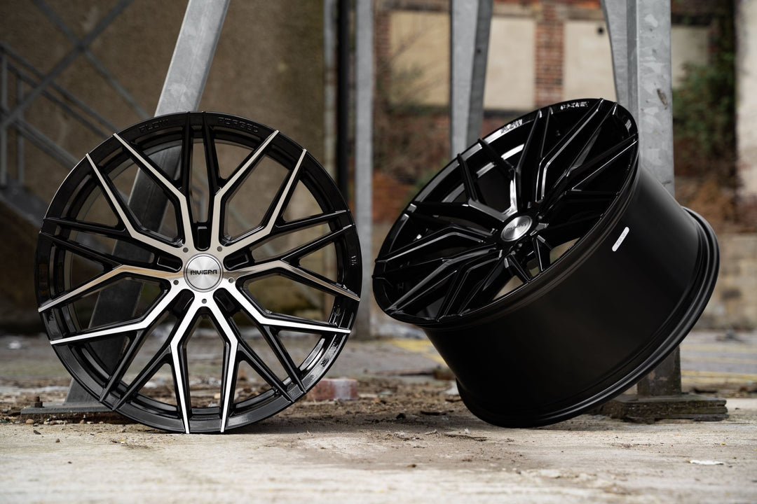 RIVIERA RF101 - BLACK POLISHED Automotive Rims & Wheels Play Dirty   