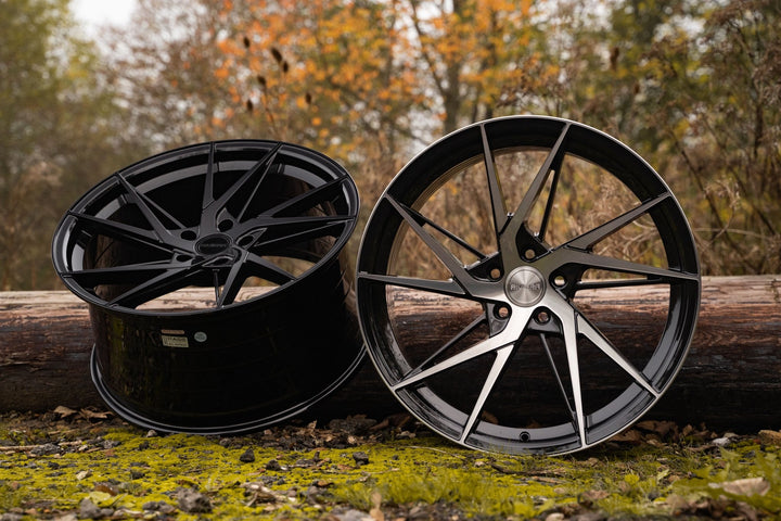 RIVIERA RF109 - BLACK POLISHED DARK TINT Automotive Rims & Wheels Play Dirty   