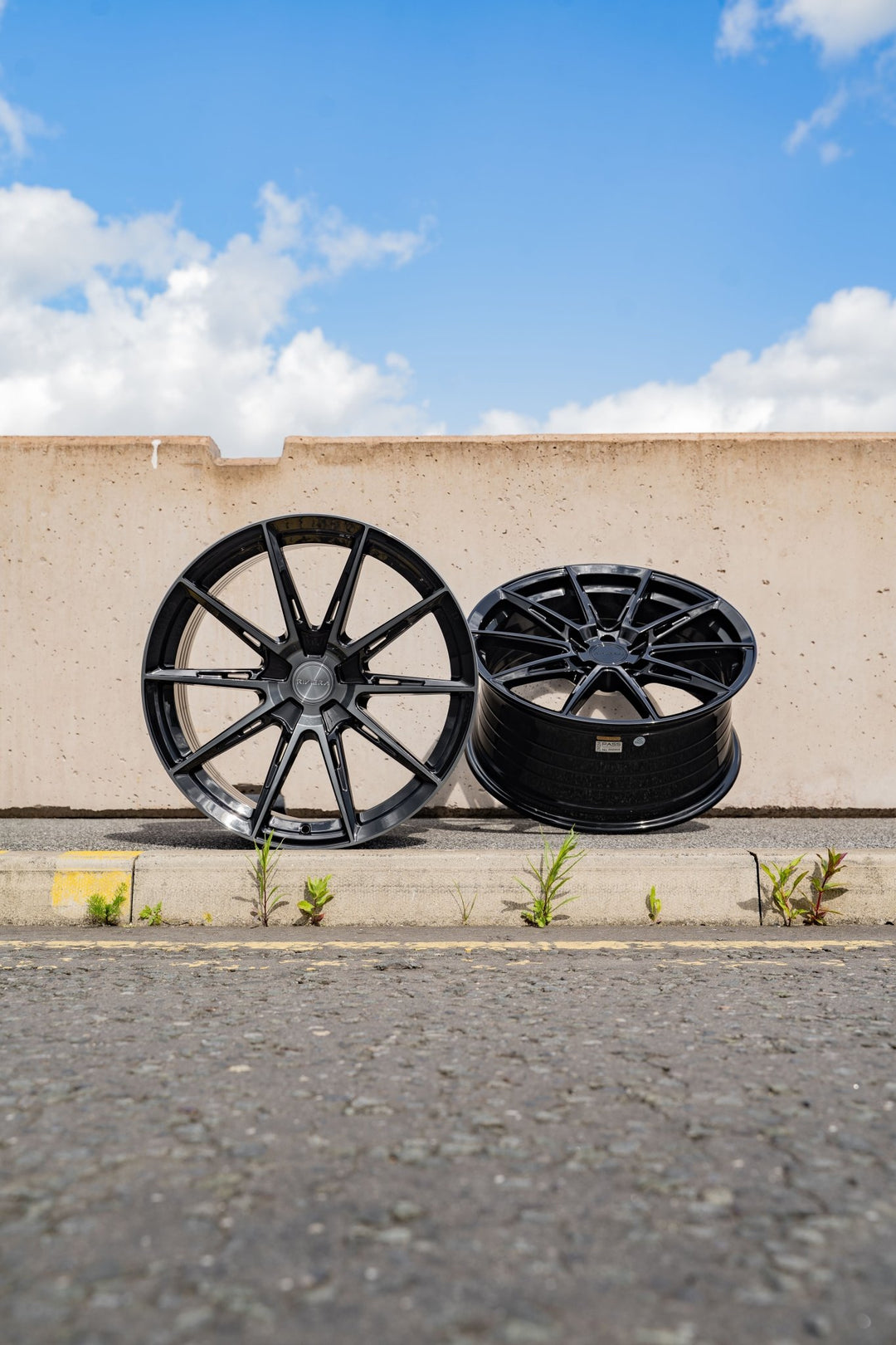 RIVIERA RF6 - BLACK POLISHED DARK TINT Automotive Rims & Wheels Play Dirty   