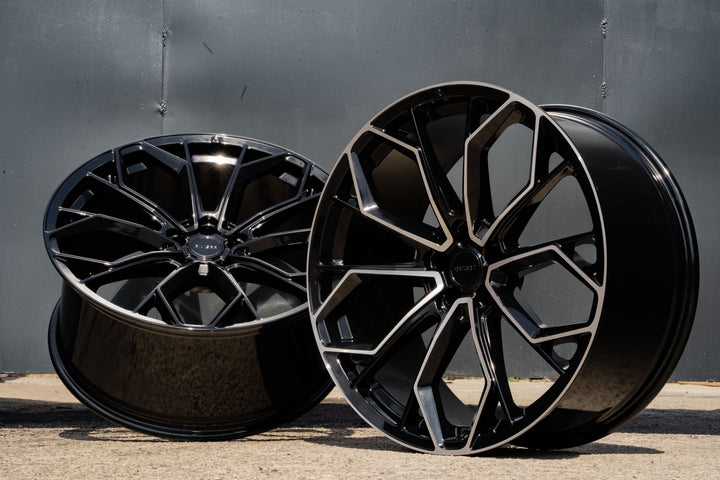 RIVIERA RV133 - BLACK POLISHED Automotive Rims & Wheels Play Dirty   