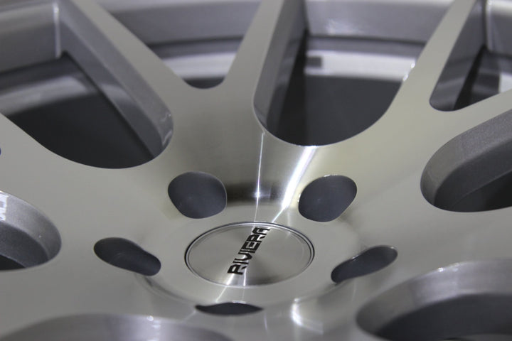 RIVIERA RV185 - MACHINED SILVER Automotive Rims & Wheels Play Dirty   