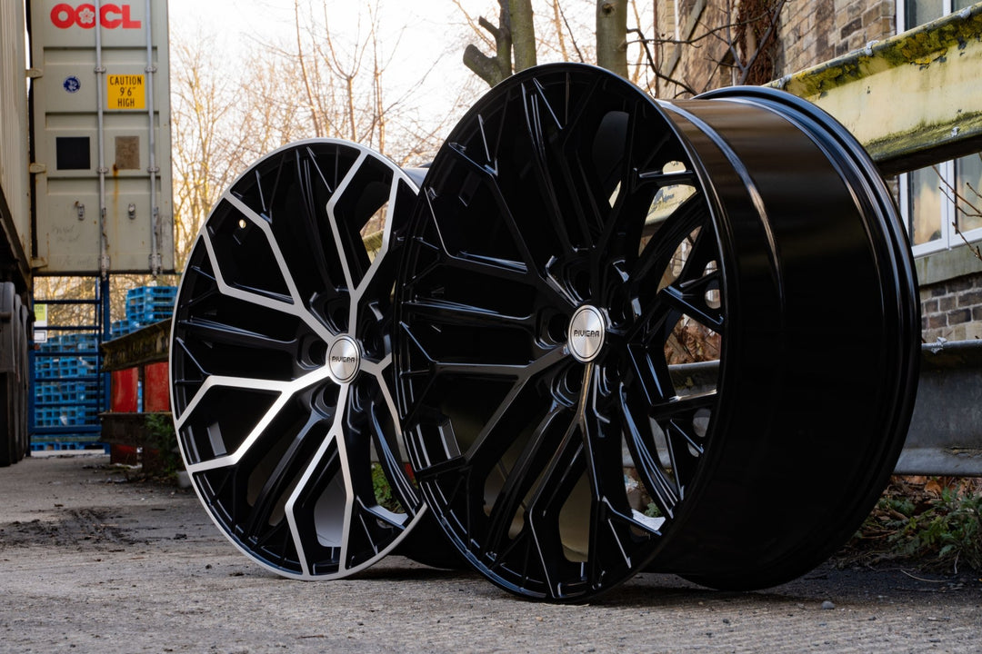 RIVIERA RV198 - GLOSS BLACK Automotive Rims & Wheels Play Dirty   