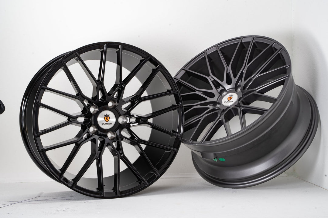 STUTTGART ST8 - GLOSS BLACK Automotive Rims & Wheels Play Dirty   