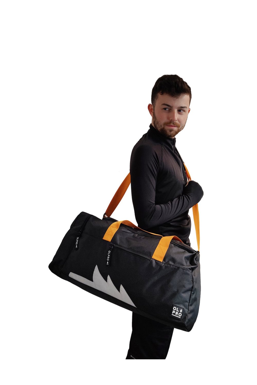 OLPRO Hold All – Stiffer – Gym style bag 40 Litre Black