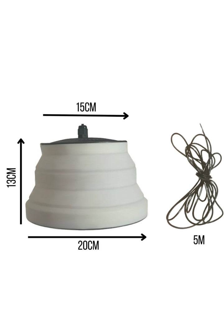 Silicone camping lantern 20*12cm dimmable