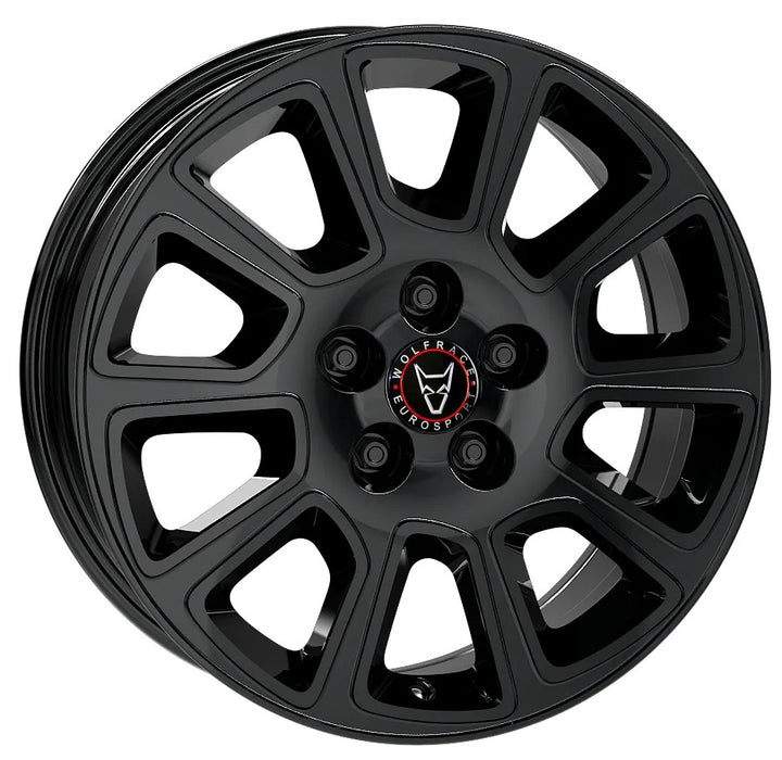 Wolfrace Eurosport TUV TRANSPORTER 2 - Diamond Black  Play Dirty   