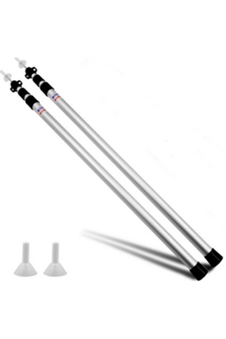 2pcs Aluminium Telescopic Tent Pole 230cm