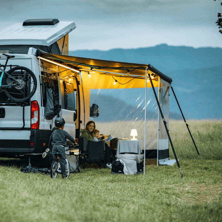 THULE OMNISTOR 5200 AWNING - ANODIZED - 2.62 X 2.00M - GREY FABRIC