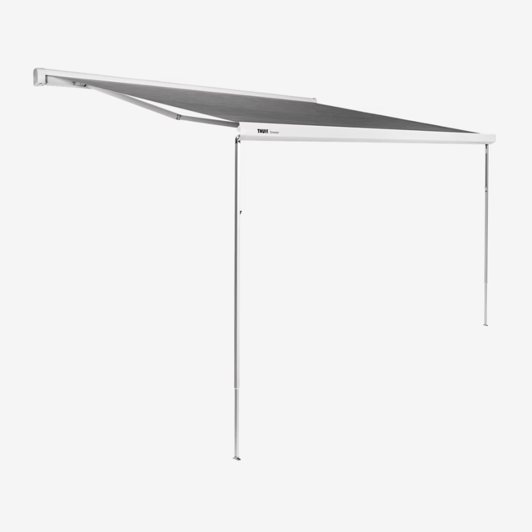 THULE OMNISTOR 5200 AWNING - WHITE - 4.52 X 2.50M - GREY FABRIC