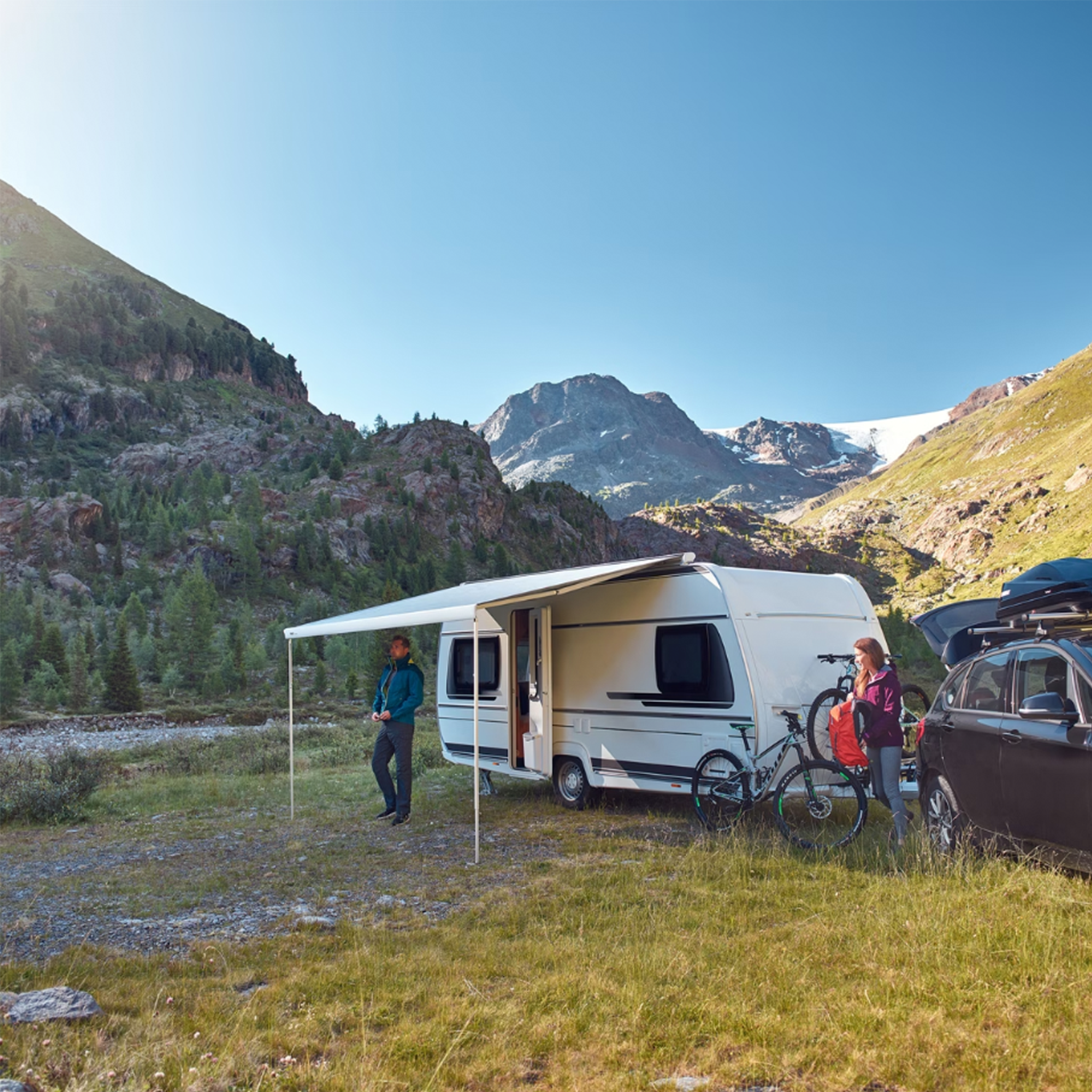 THULE 6300 - ANTHRACITE - 5.00 X 2.50M - GREY FABRIC