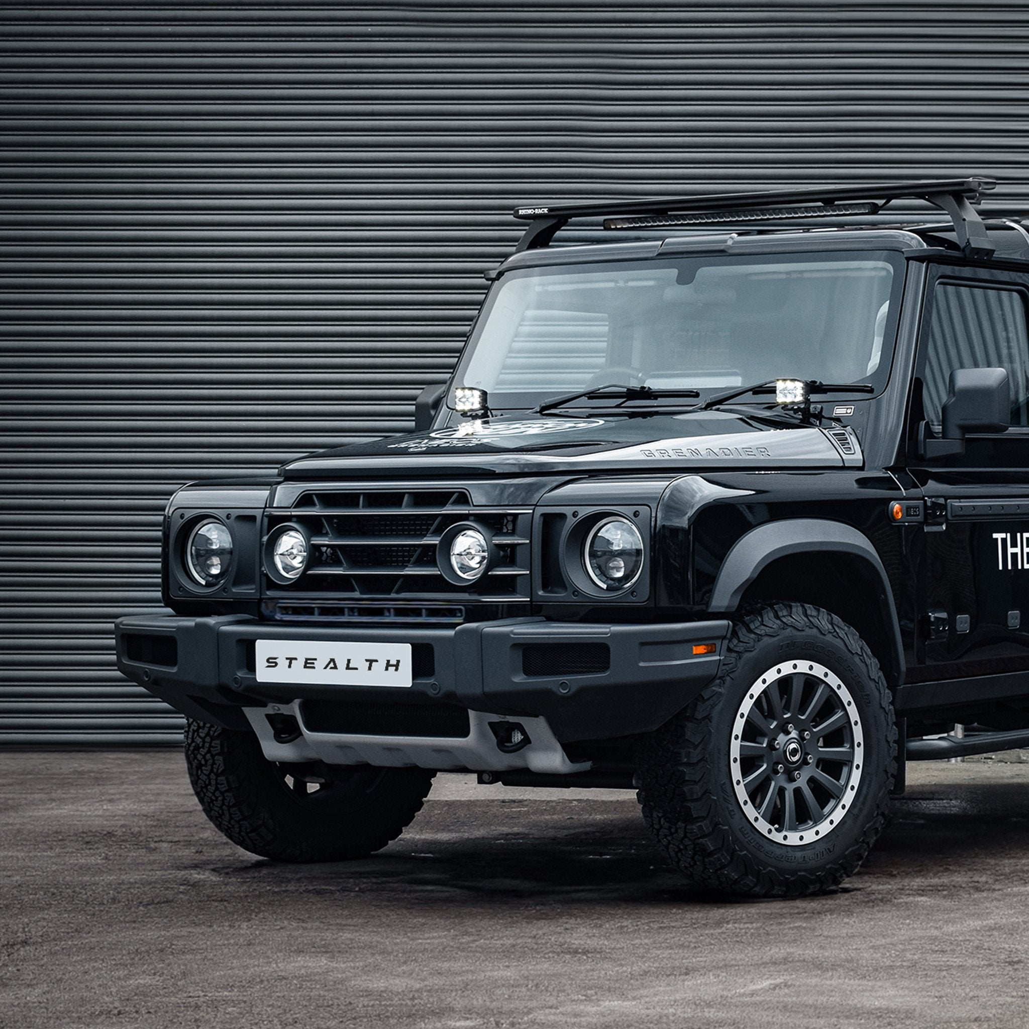 Stealth INEOS Grenadier 2023+ Twin 4″ Dark Force LED Bonnet Kit – 16,800 Lumens