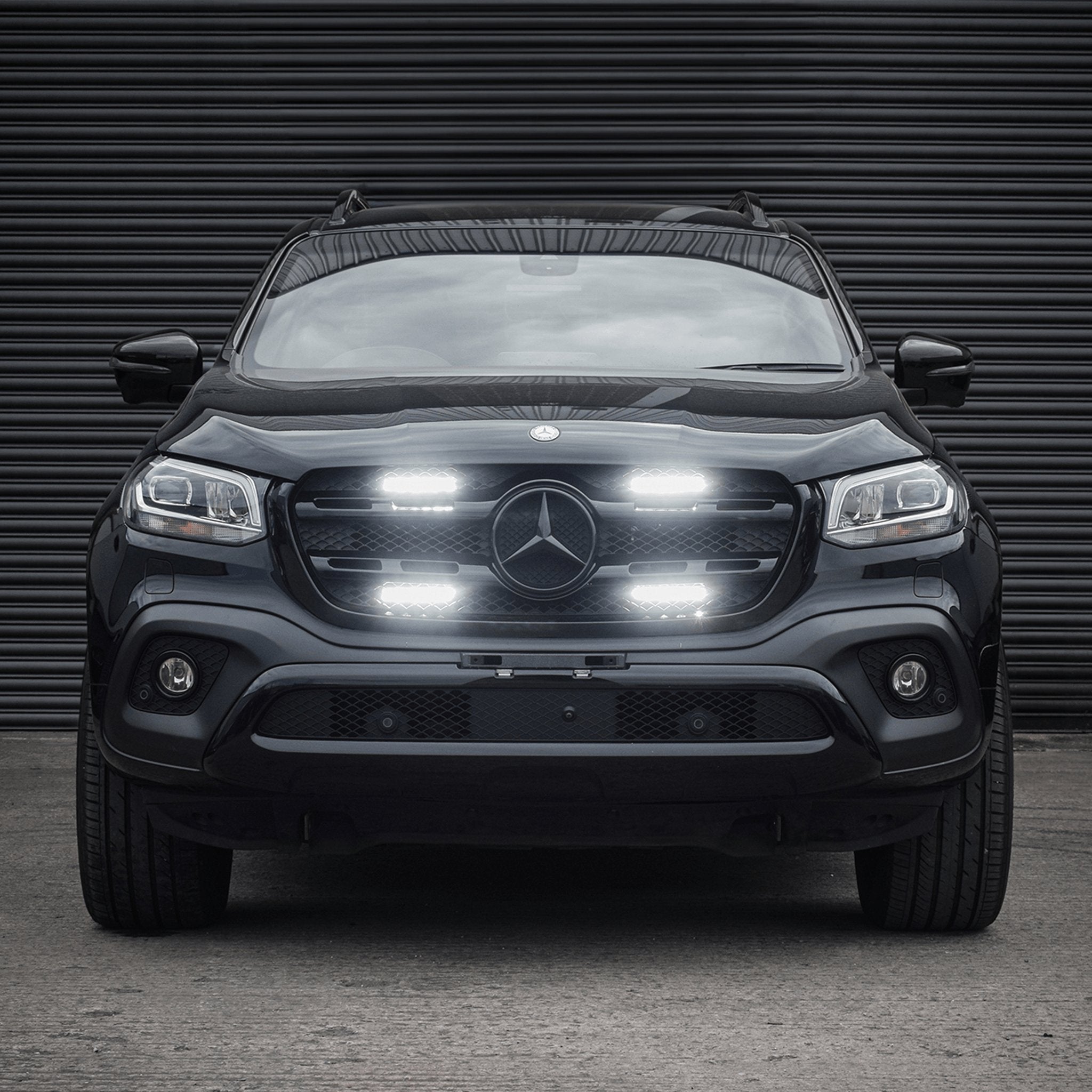 Stealth Mercedes X Class 2017-2020 Quad 6″ Luminous LED Integration Grille Kit – 11,520 Lumens