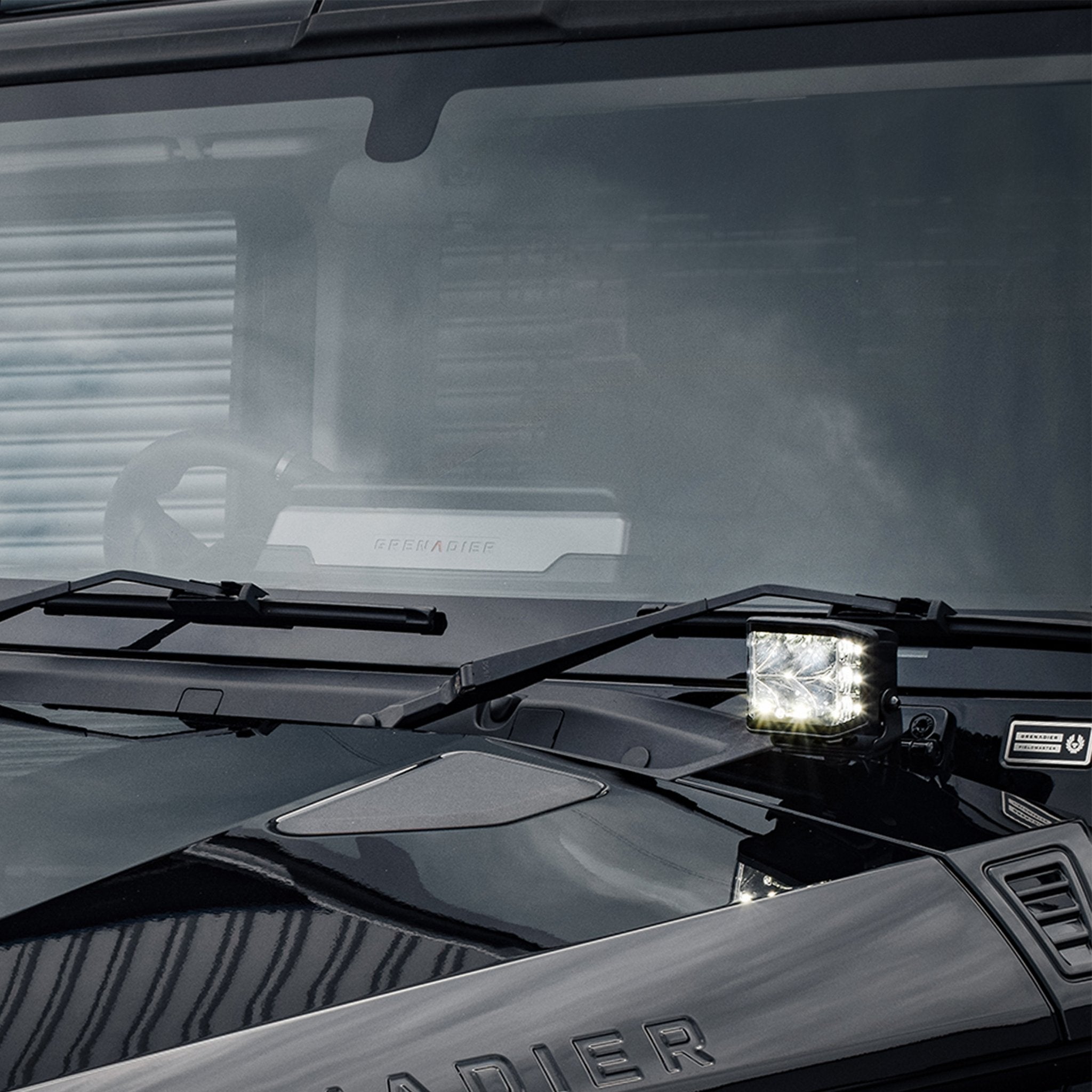 Stealth INEOS Grenadier 2023+ Twin 4″ Dark Force LED Bonnet Kit – 16,800 Lumens