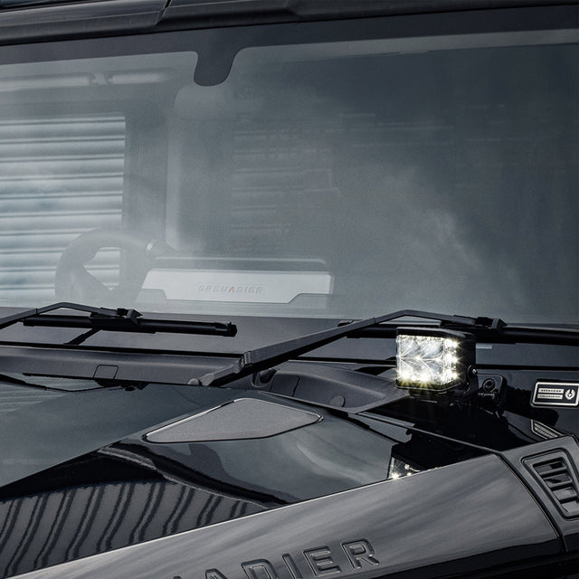 Stealth INEOS Grenadier 2023+ Twin 4″ Dark Force LED Bonnet Kit – 16,800 Lumens