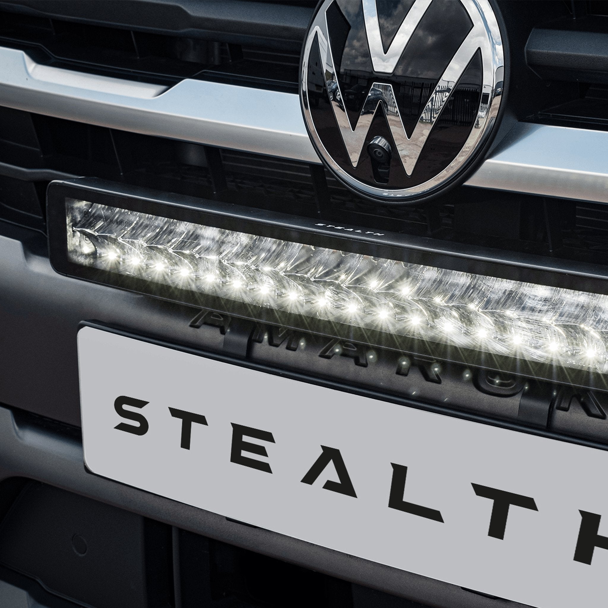 Stealth VW Volkswagen Amarok 2023+ 21″ Luminous LED Integration Grille Kit – 16,800 Lumens