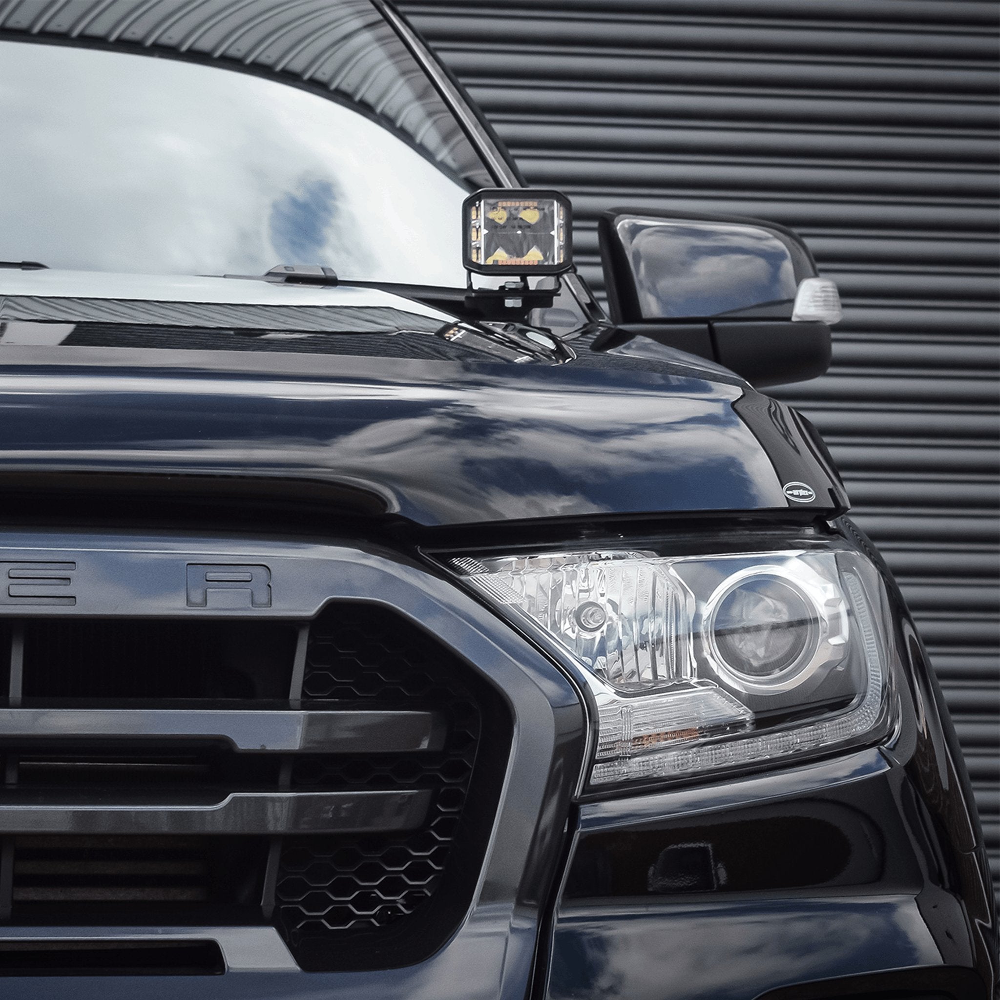 Stealth Ford Ranger T8 2018-2022 Twin 4″ Dark Force LED Bonnet Kit – 16,800 Lumens