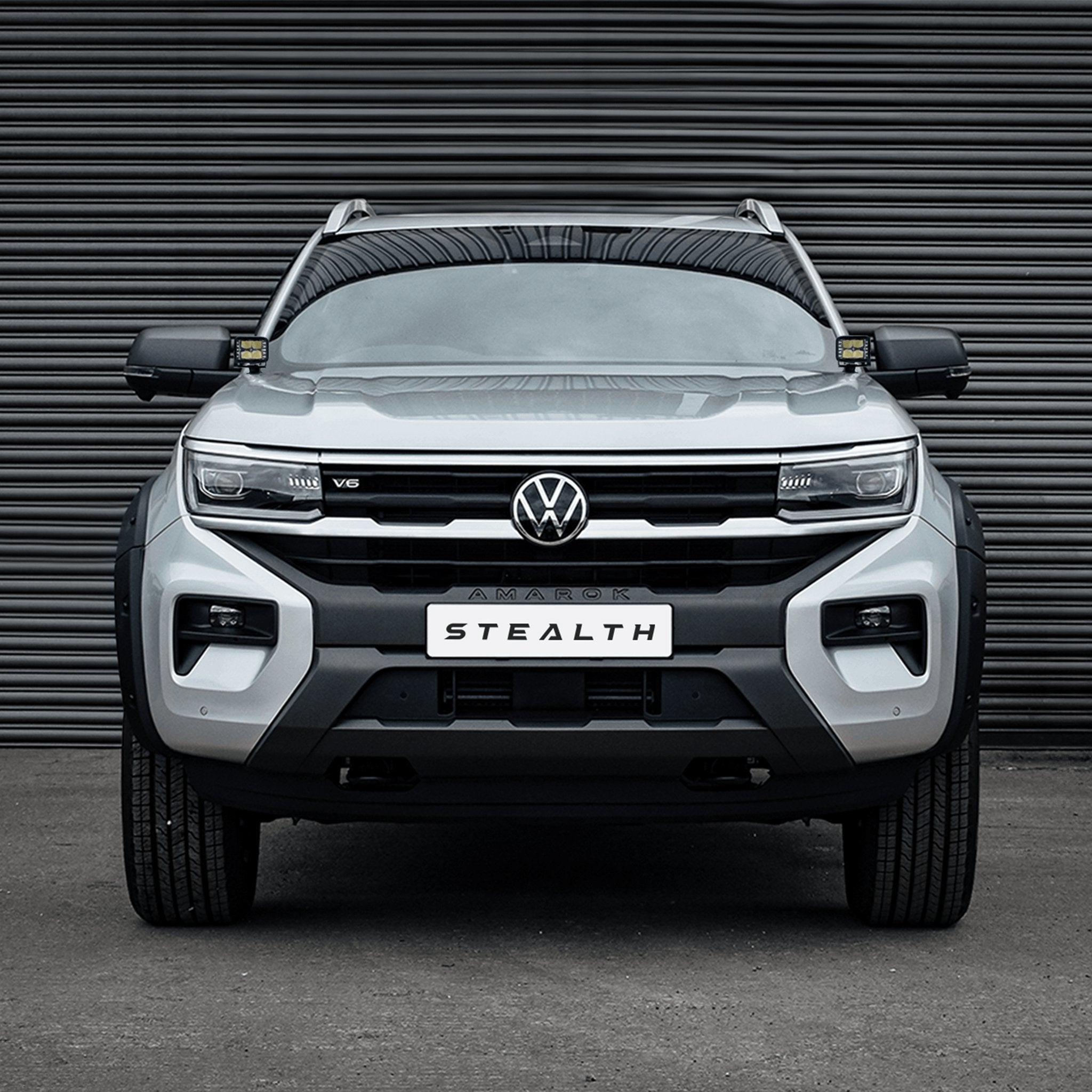 Stealth VW Volkswagen Amarok 2023+ Twin 4″ Dark Force LED Bonnet Kit – 16,800 Lumens
