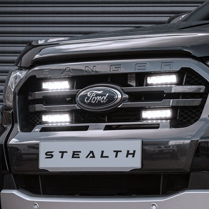 Stealth Ford Ranger T8 2018-2022 Quad 6″ Luminous LED Integration Grille Kit – 11,520 Lumens