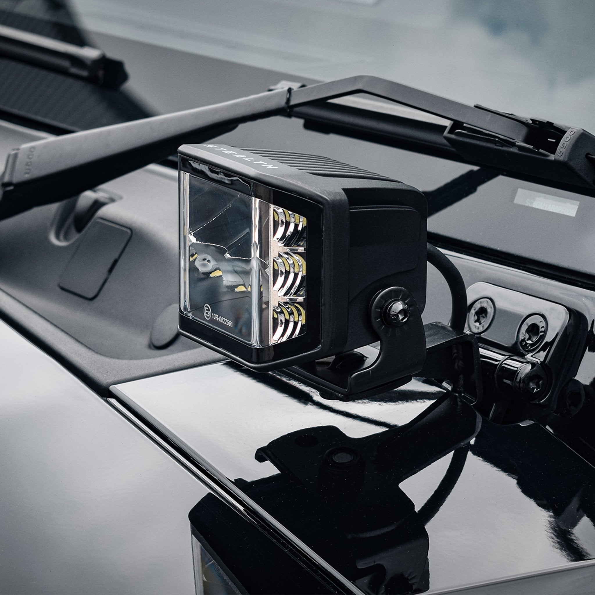 Stealth INEOS Grenadier 2023+ Twin 4″ Dark Force LED Bonnet Kit – 16,800 Lumens