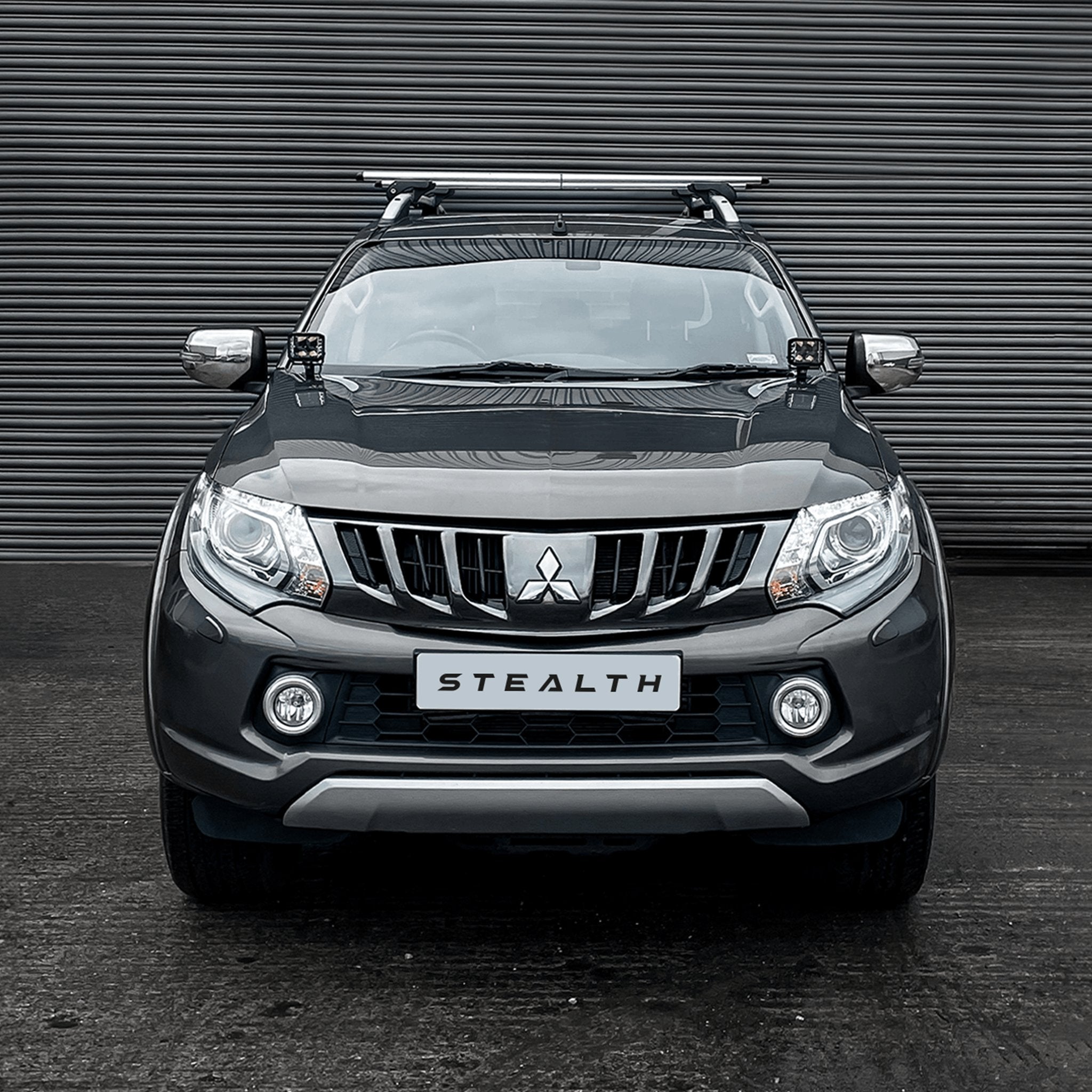Stealth Mitsubishi L200 2015-2019 Twin 4″ Dark Force LED Bonnet Kit – 16,800 Lumens