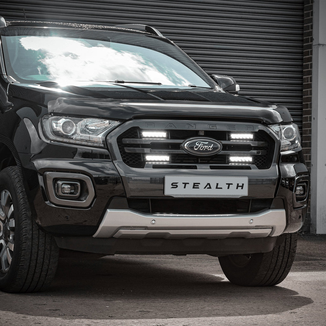 Stealth Ford Ranger T8 2018-2022 Quad 6″ Luminous LED Integration Grille Kit – 11,520 Lumens