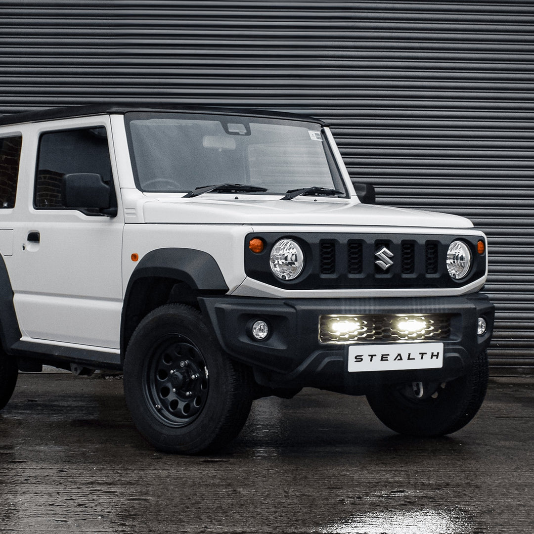 Stealth Suzuki Jimny 2018+ Twin 7″ Luminous LED Integration Grille Kit – 10,080 Lumens