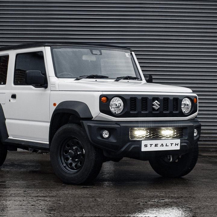Stealth Suzuki Jimny 2018+ Twin 7″ Luminous LED Integration Grille Kit – 10,080 Lumens