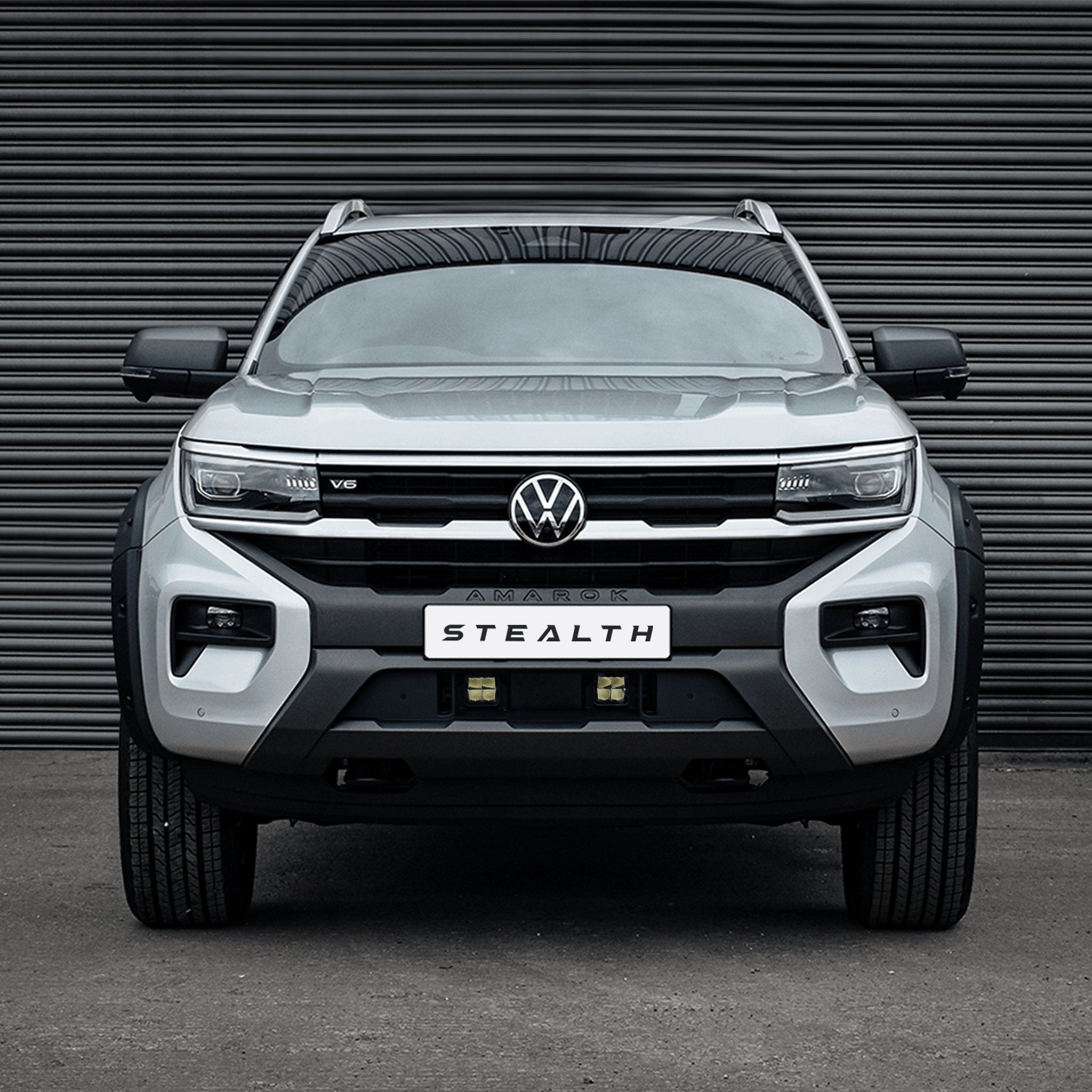 Stealth VW Volkswagen Amarok 2023+ Twin 3″ Luminous LED Integration Grille Kit – 9,600 Lumens