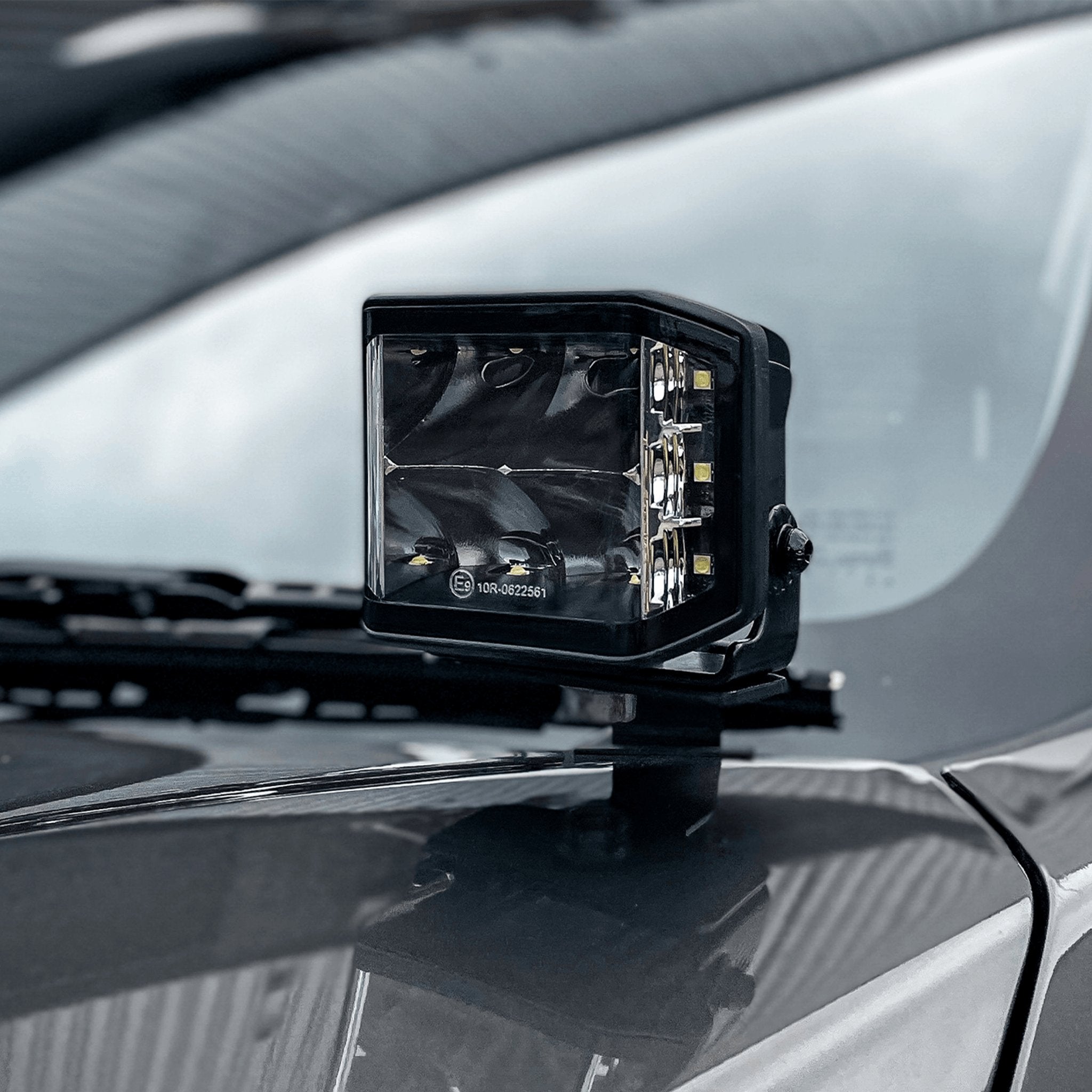 Stealth Mitsubishi L200 2015-2019 Twin 4″ Dark Force LED Bonnet Kit – 16,800 Lumens