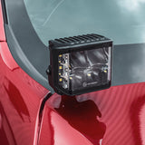 Stealth Isuzu D-Max 2021+ Twin 4″ Dark Force LED Bonnet Kit – 16,800 Lumens