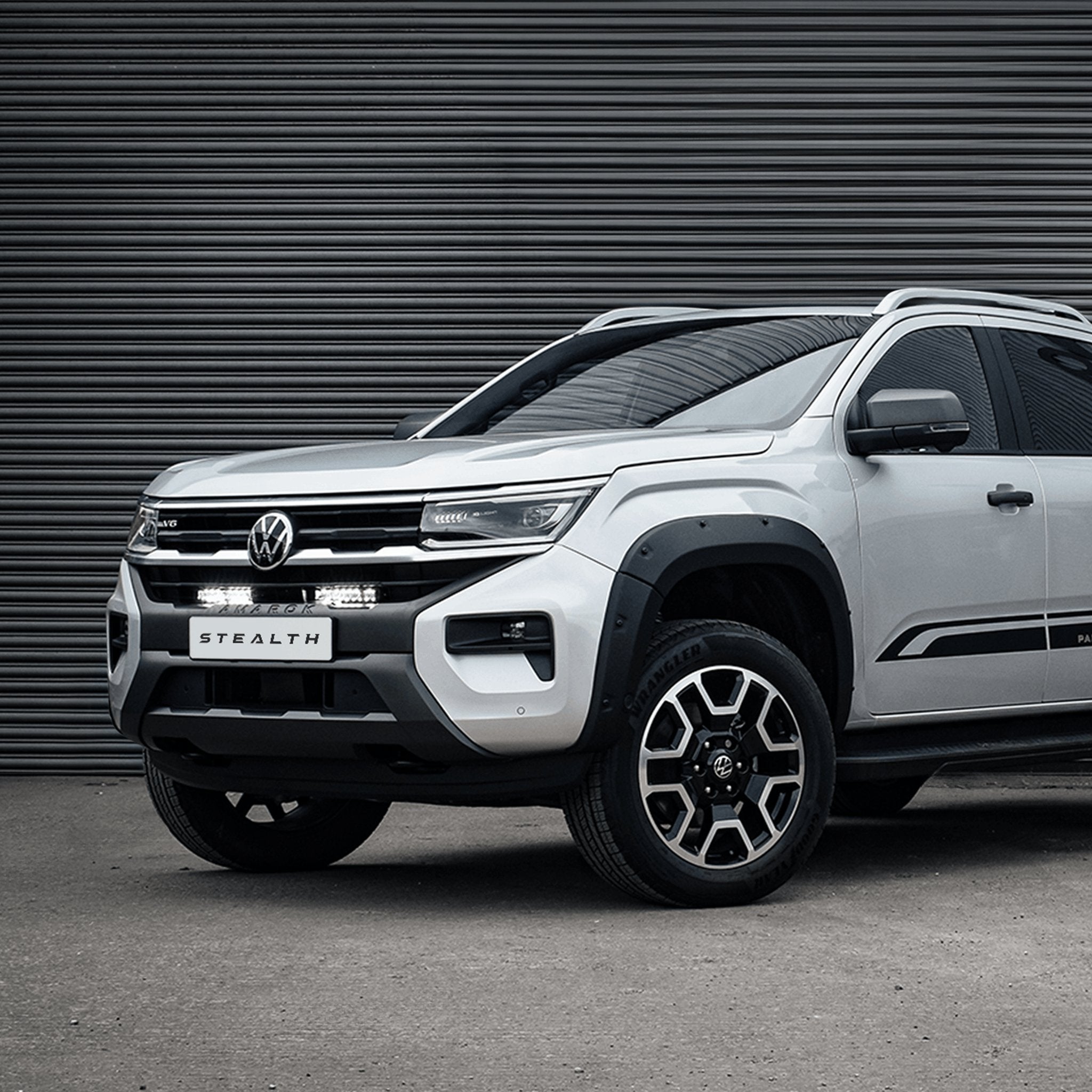 Stealth VW Volkswagen Amarok 2023+ Twin 10″ Luminous LED Integration Grille Kit – 7,560 Lumens
