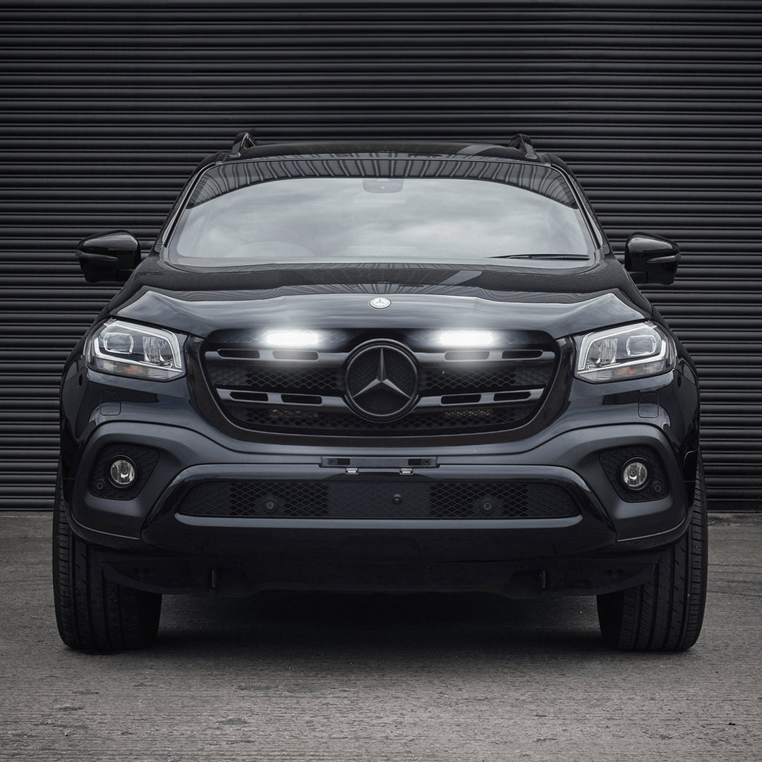 Stealth Mercedes X Class 2017-2020 Twin 6″ Luminous LED Integration Grille Kit – 5,760 Lumens