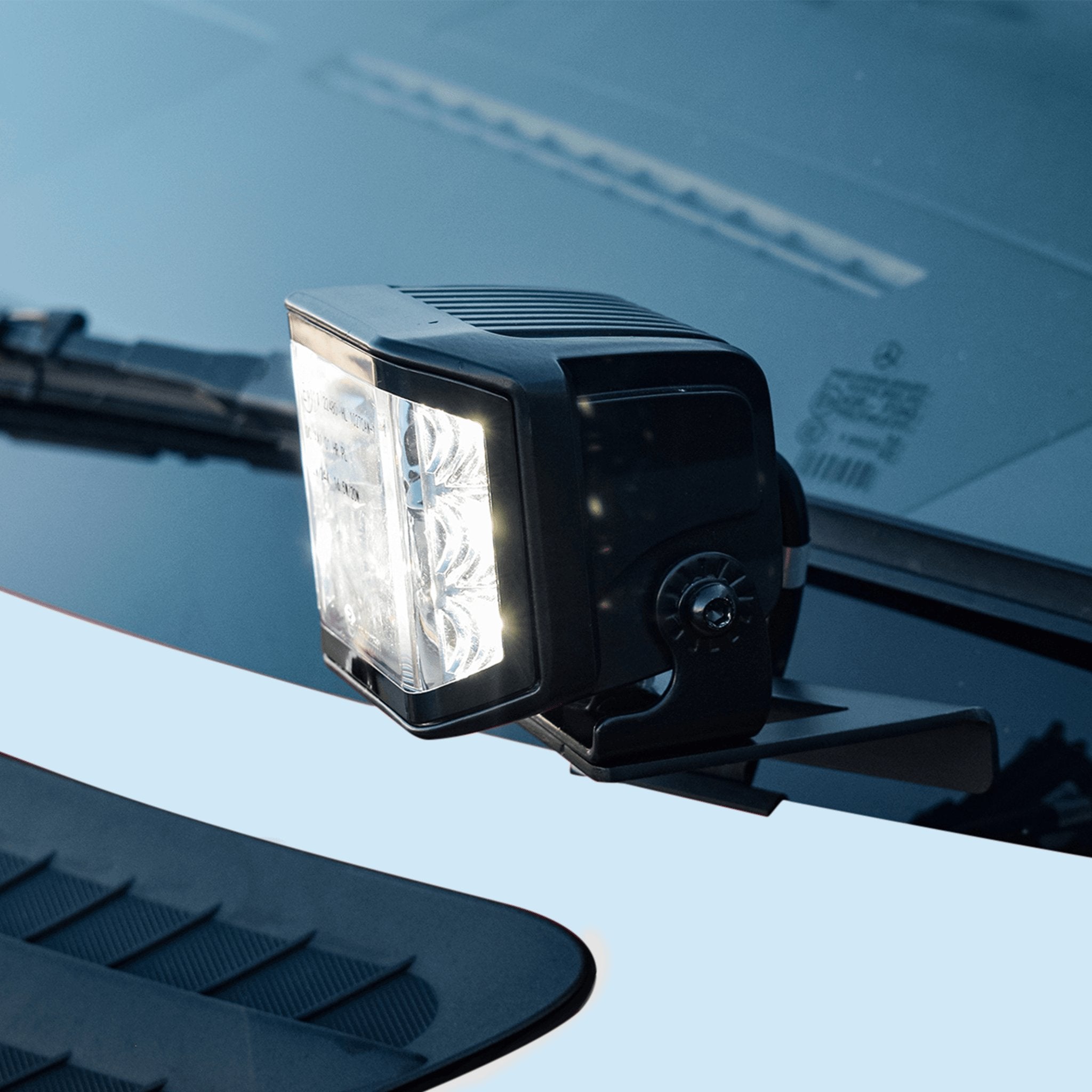 Stealth Mercedes Sprinter 2019+ Twin 4″ Dark Force LED Bonnet Kit – 16,800 Lumens