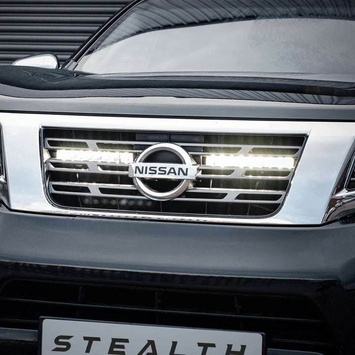 Stealth Nissan Navara D23 2015-2021 Twin 10″ Luminous LED Integration Grille Kit – 7,560 Lumens