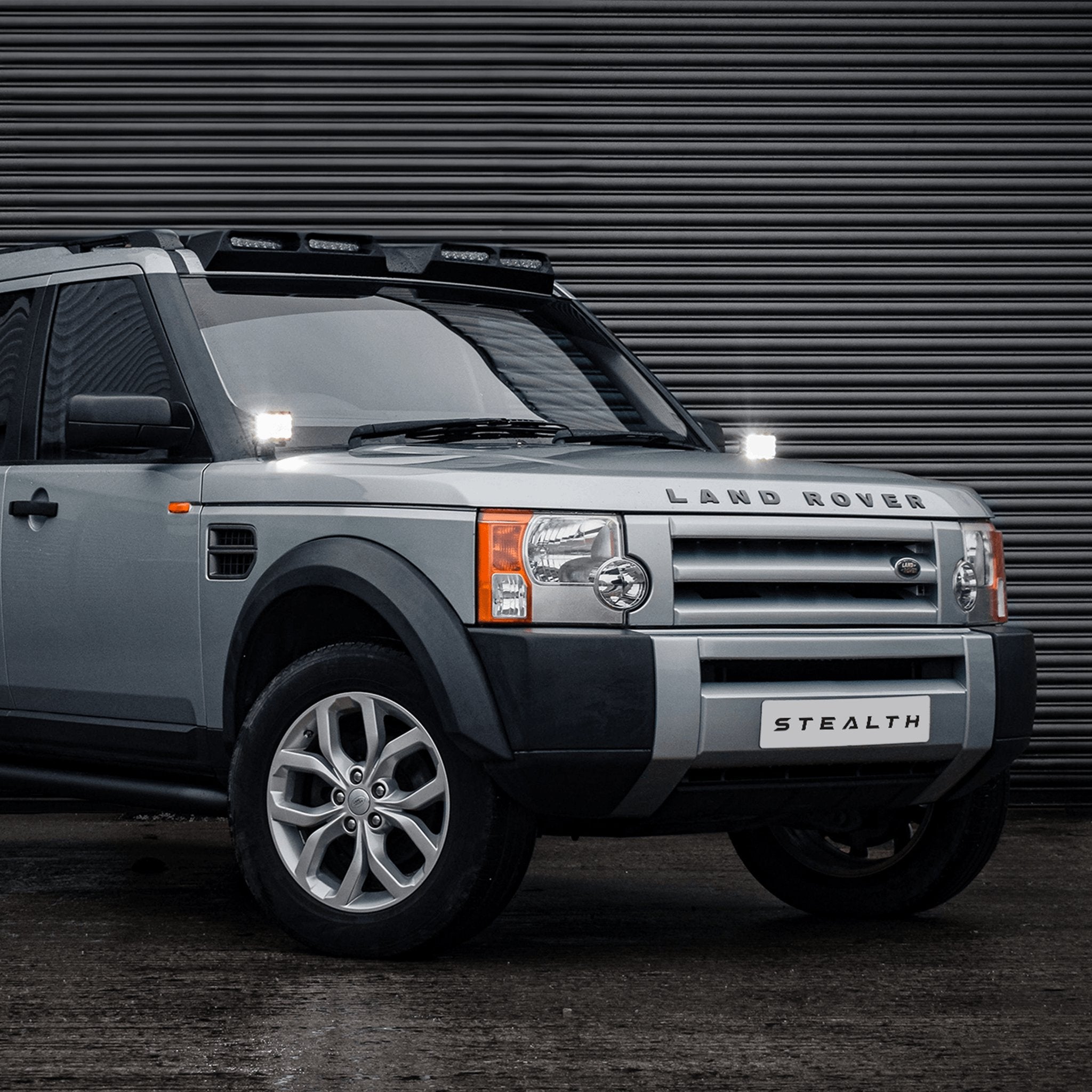 Stealth Land Rover Discovery 3 2004-2009 Twin 4″ Dark Force LED Bonnet Kit – 16,800 Lumens