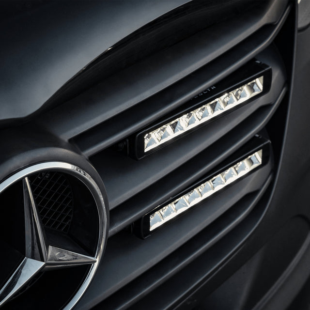Stealth Mercedes Sprinter 2019+ Quad 10″ Luminous LED Integration Grille Kit – 15,120 Lumens