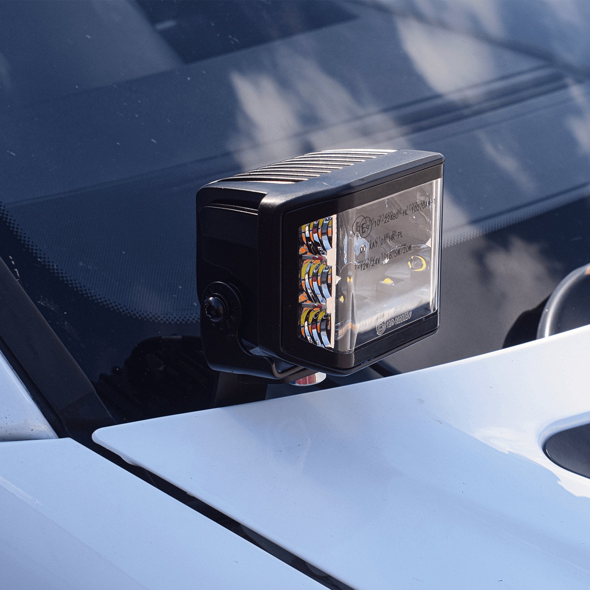 Stealth Mercedes Sprinter 2008-2018 Twin 4″ Dark Force LED Bonnet Kit – 16,800 Lumens