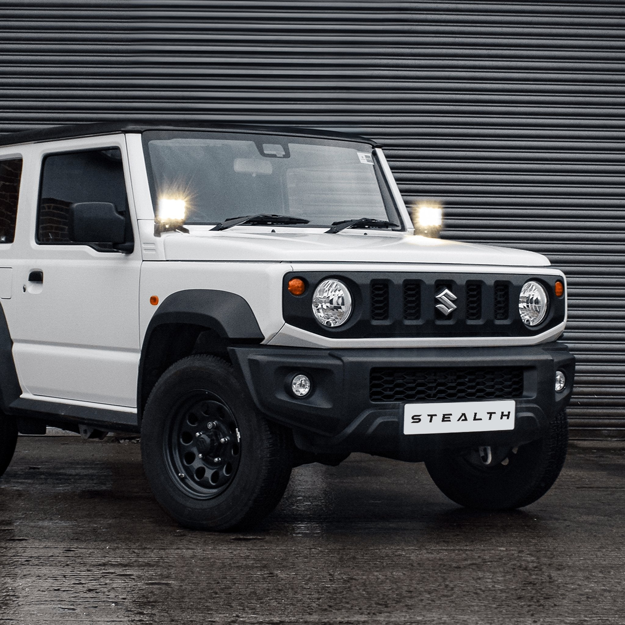 Stealth Suzuki Jimny 2018+ Twin 4″ Dark Force LED Bonnet Kit – 16,800 Lumens