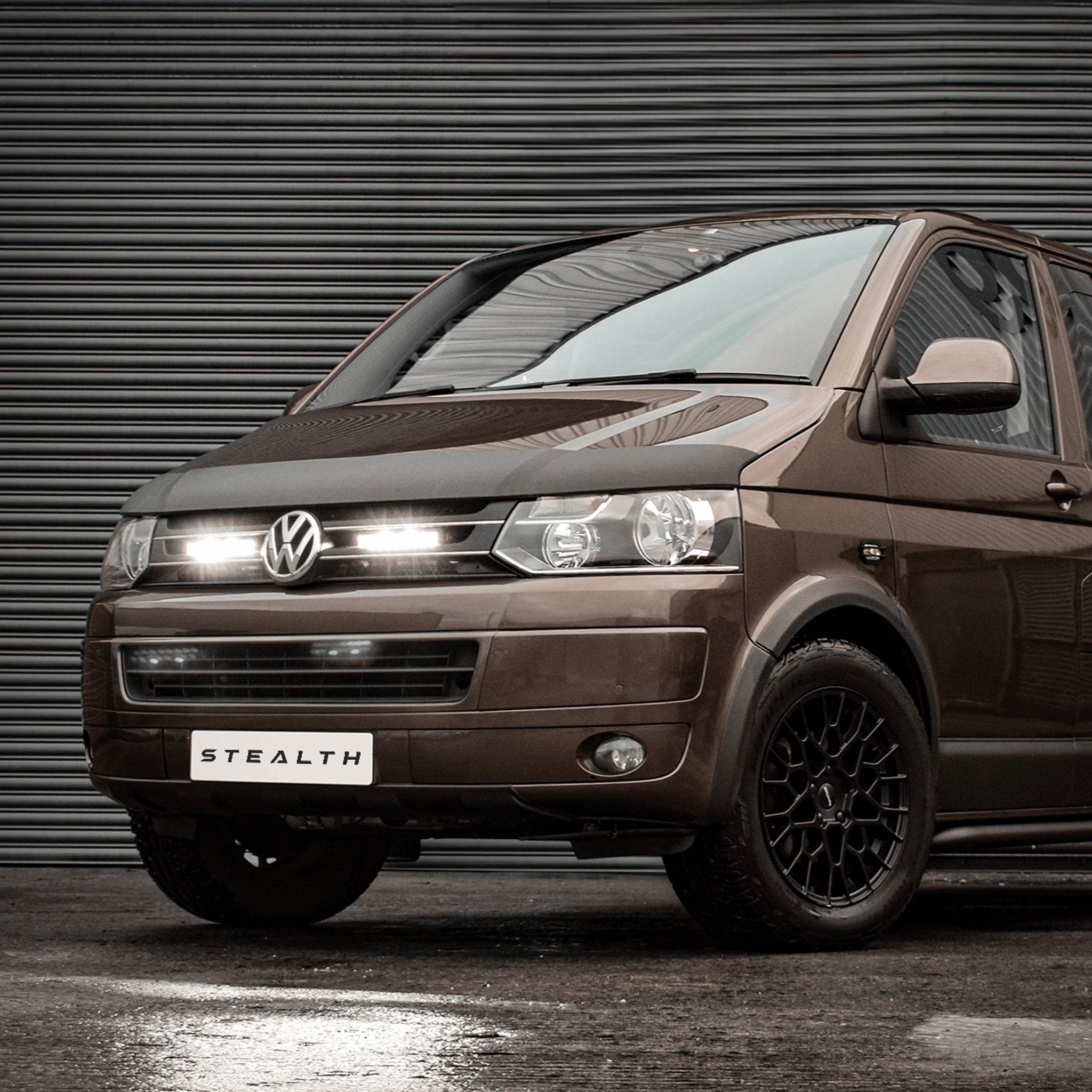 Stealth VW Volkswagen Transporter T5.1 2009-2015 Twin 10″ Luminous LED Integration Grille Kit – 7,560 Lumens