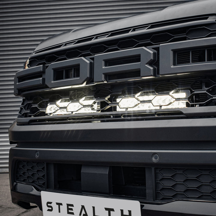 Stealth Ford Ranger T9 2023+ Twin 13″ Luminous LED Integration Grille Kit – 20,160 Lumens