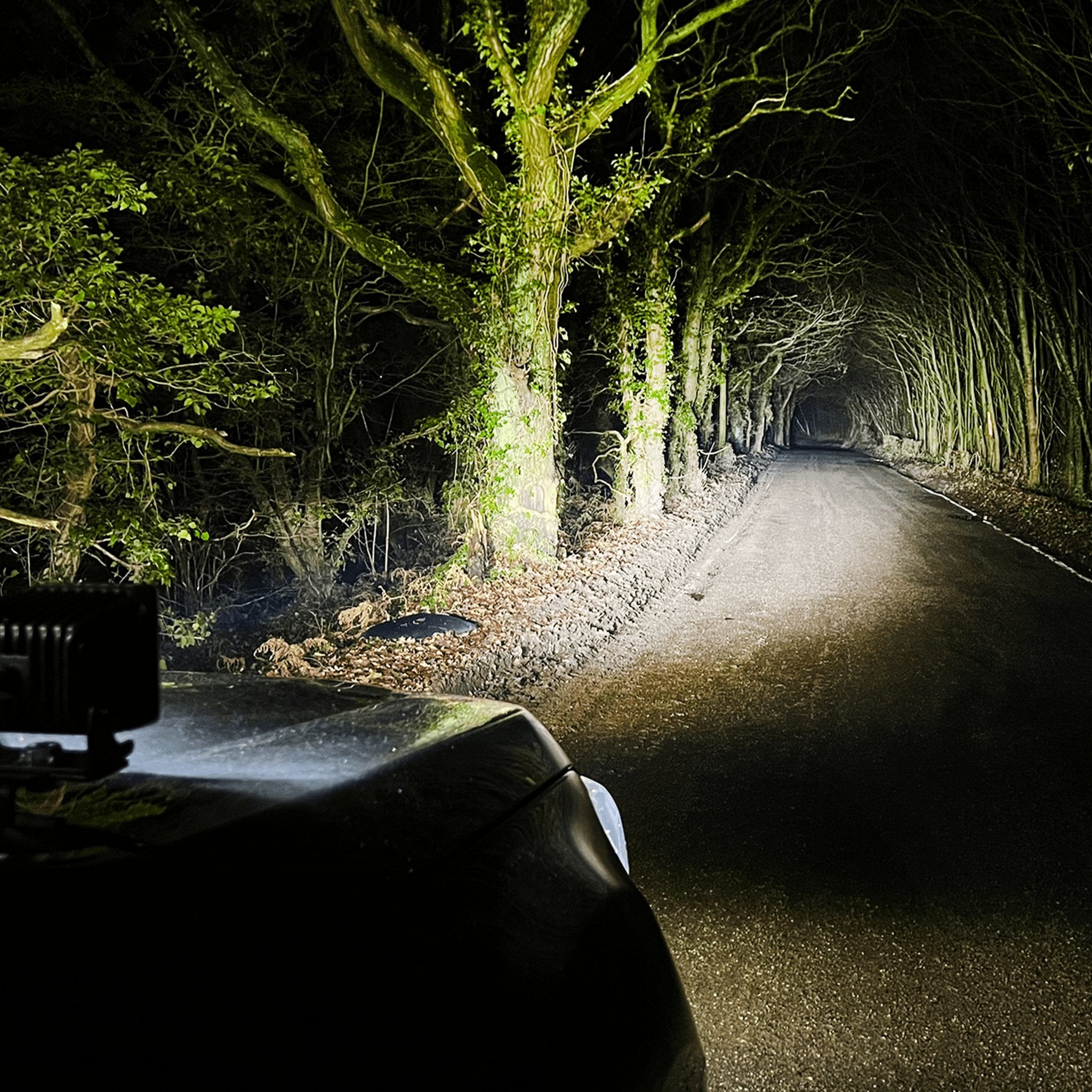 Stealth Ford Ranger T8 2018-2022 Twin 4″ Dark Force LED Bonnet Kit – 16,800 Lumens