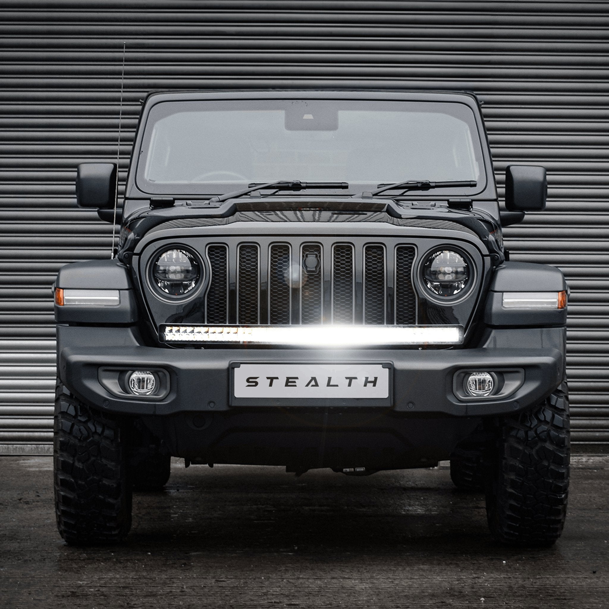 Stealth JEEP Wrangler JL 2019+ 40″ Luminous LED Integration Grille Kit – 33,600 Lumens
