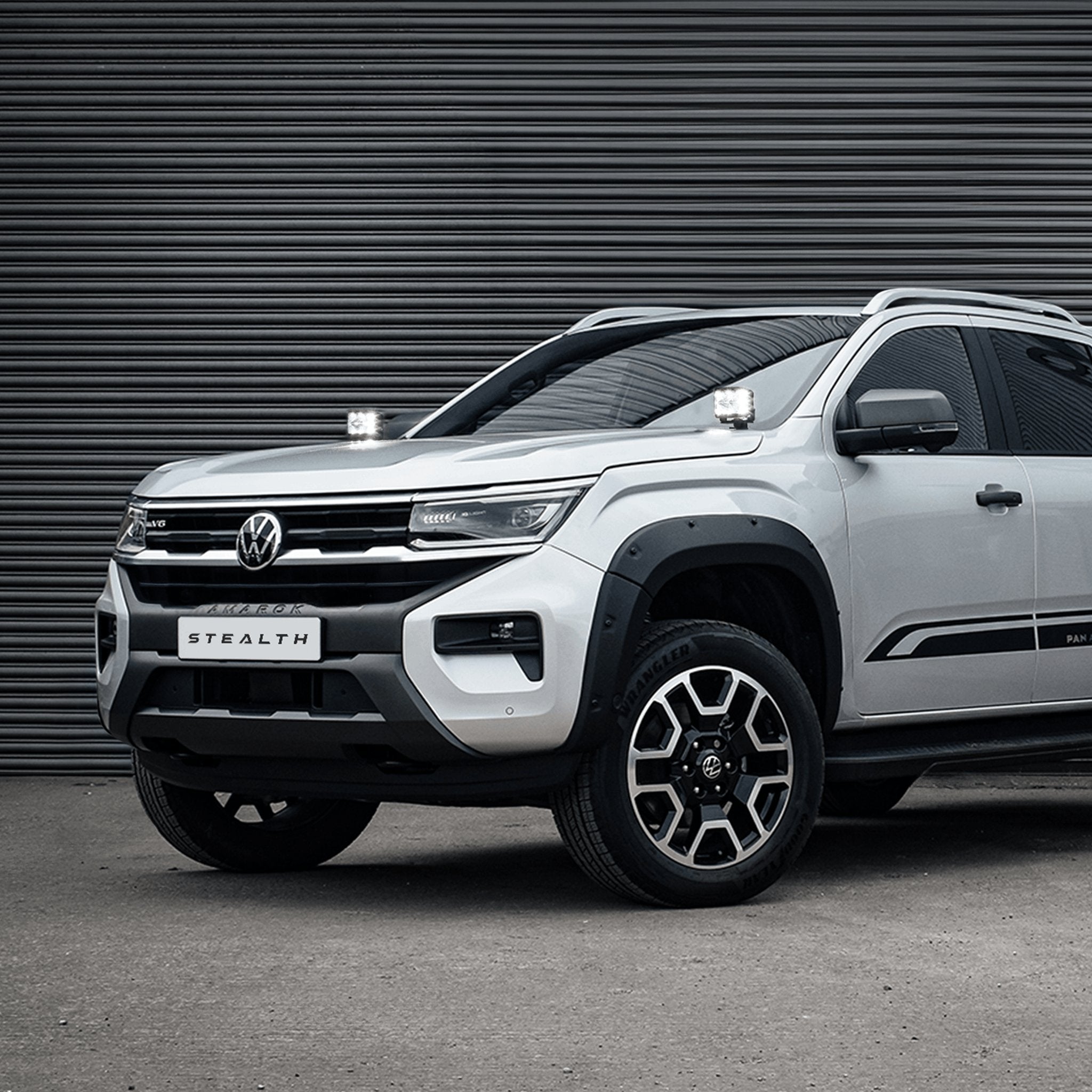 Stealth VW Volkswagen Amarok 2023+ Twin 4″ Dark Force LED Bonnet Kit – 16,800 Lumens