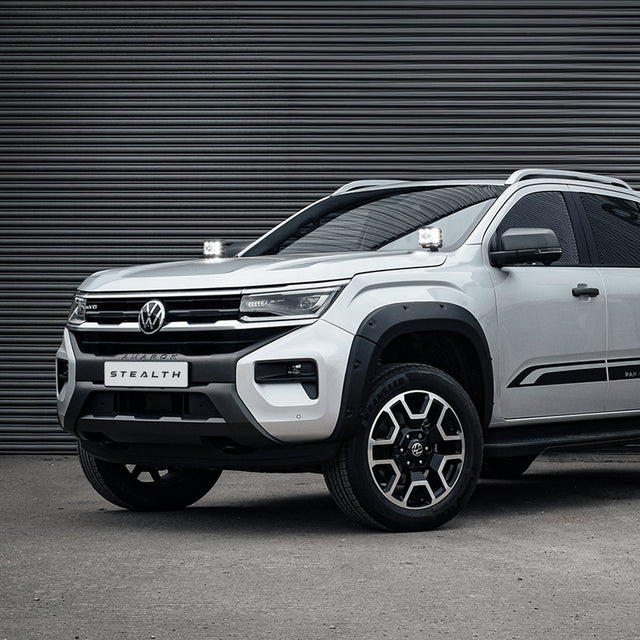 Stealth VW Volkswagen Amarok 2023+ Twin 4″ Dark Force LED Bonnet Kit – 16,800 Lumens