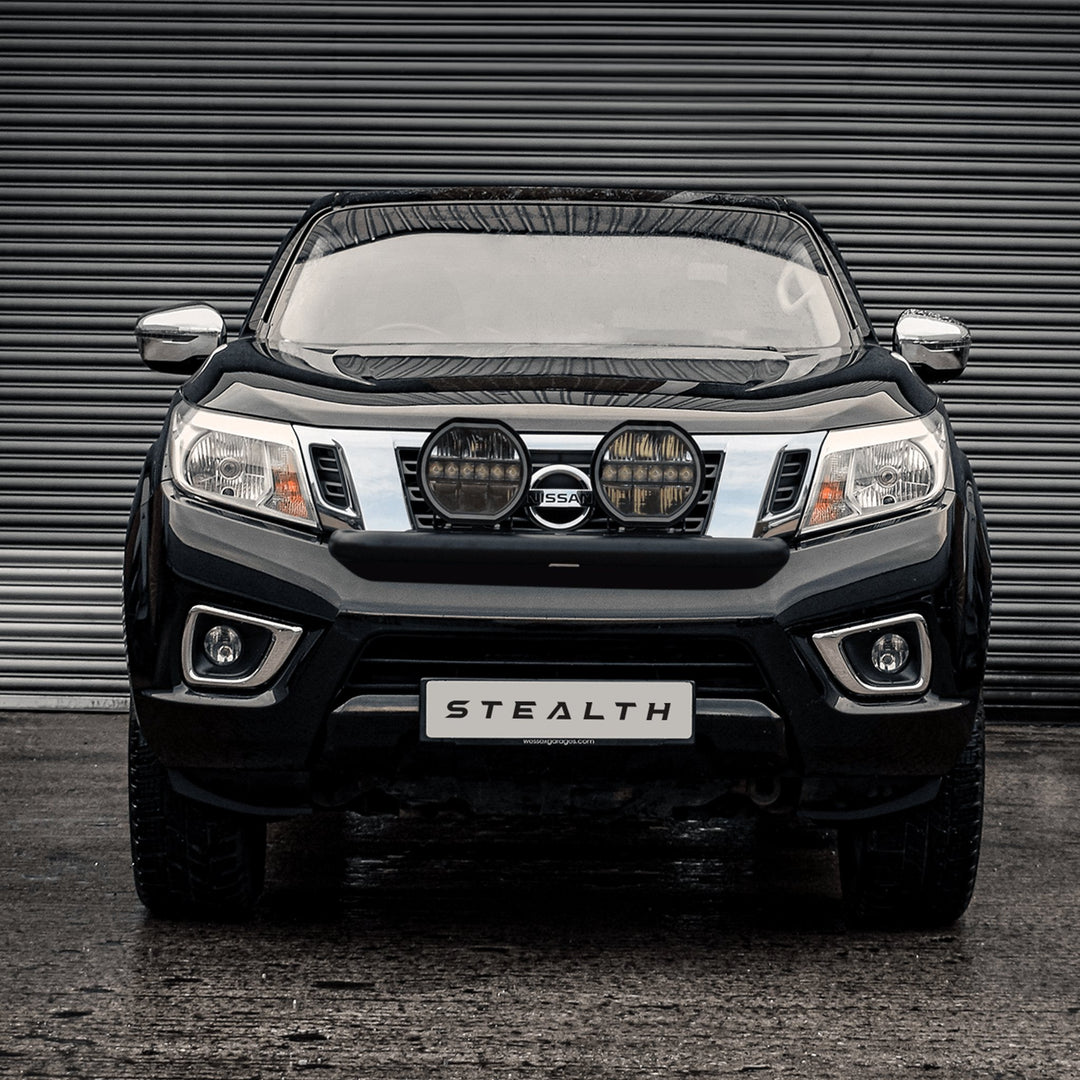 Stealth Nissan Navara D23 2015-2021 Twin 9″ Luminous LED Spot Light Grille Kit – 15,874 Lumens