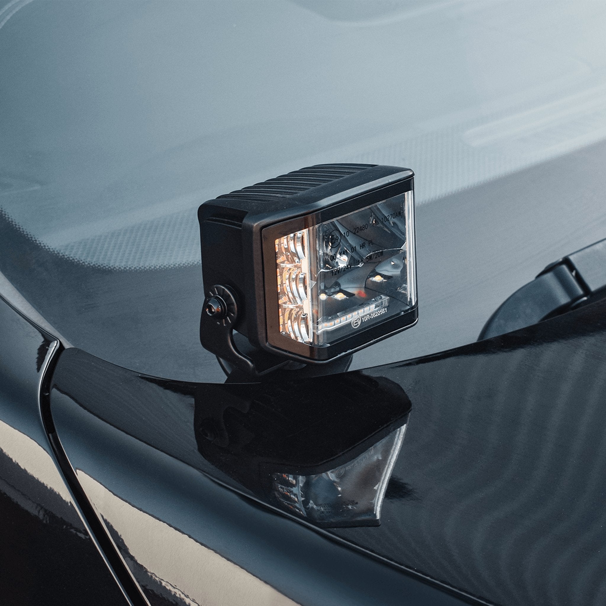 Stealth Mercedes X-Class Twin 4″ Dark Force LED Bonnet Kit – 16,800 Lumens