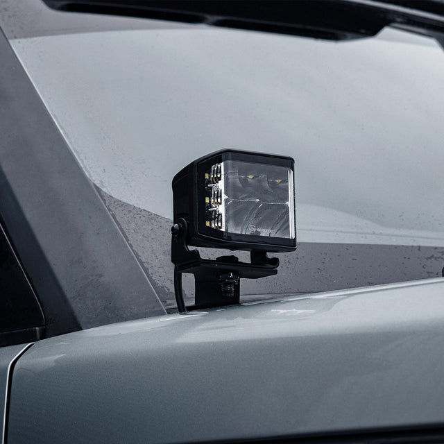Stealth Land Rover Discovery 3 2004-2009 Twin 4″ Dark Force LED Bonnet Kit – 16,800 Lumens