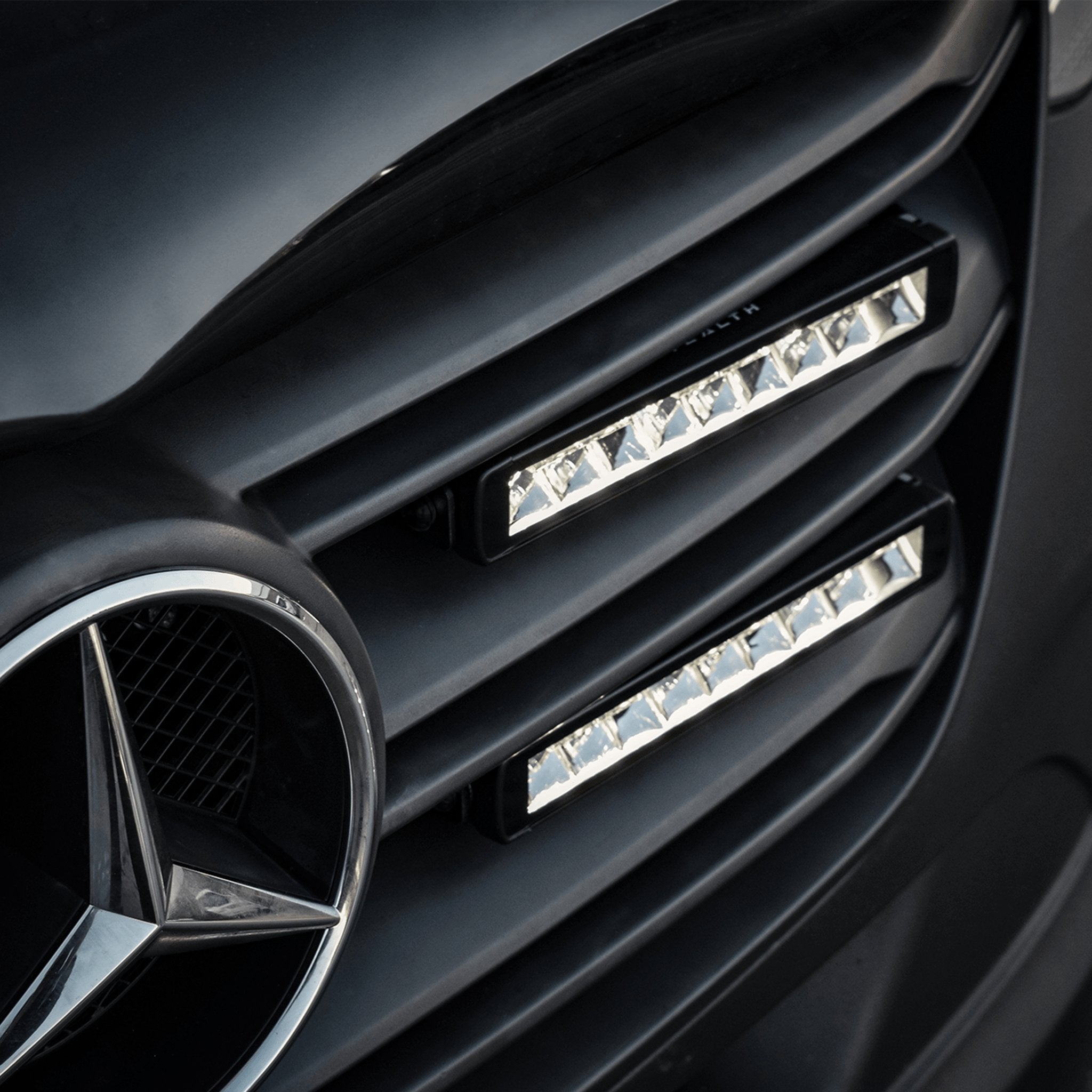 Stealth Mercedes Sprinter 2019+ Quad 10″ Luminous LED Integration Grille Kit – 15,120 Lumens