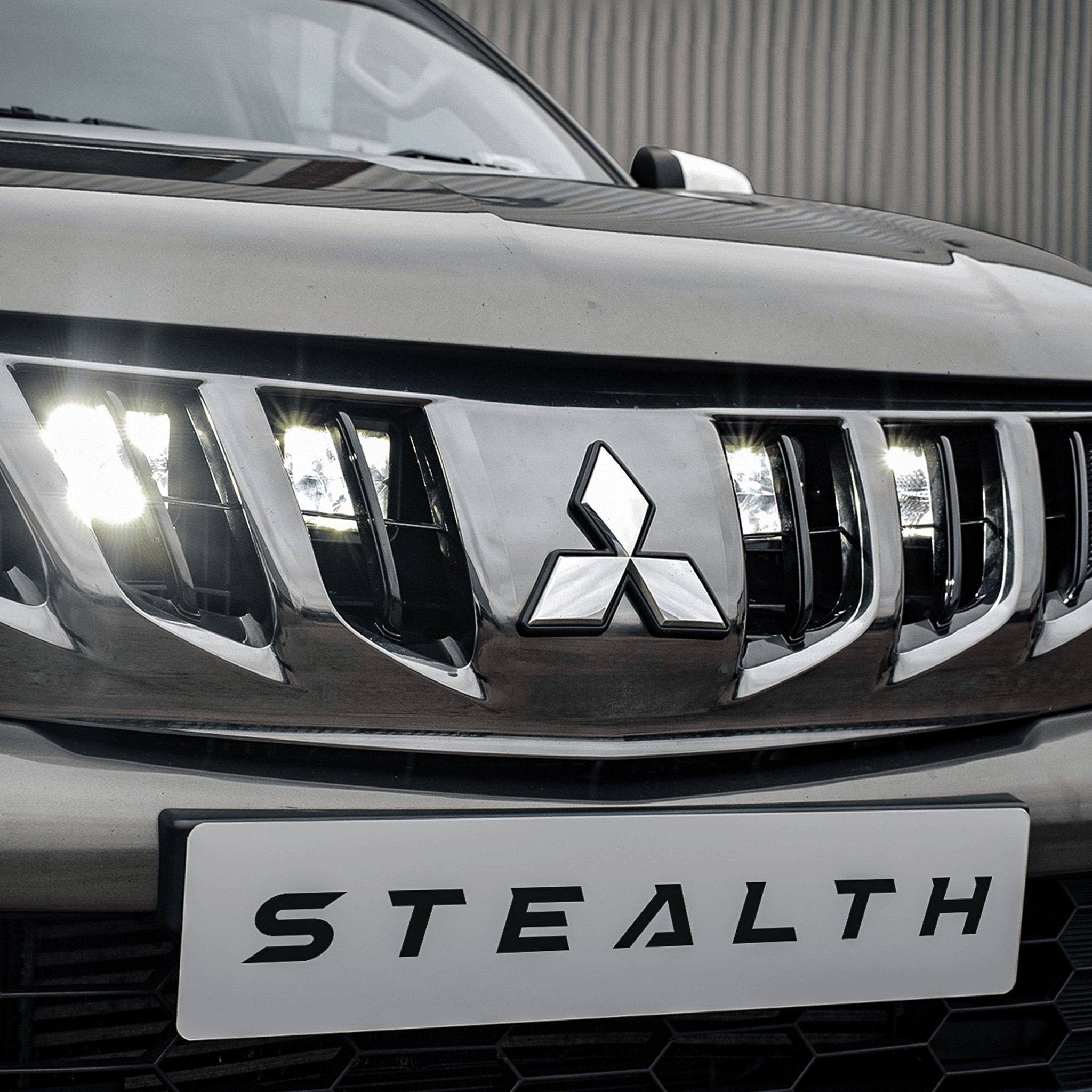 Stealth Mitsubishi L200 2015-2019 Quad 3″ Luminous LED Integration Grille Kit – 19,200 Lumens